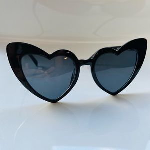Valentine’s Day Black Heart Glasses Stylish & Fun Sunglasses for Women